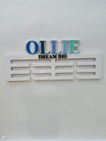 Personalised Medal Holder - Premium White Acrylic