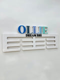Personalised Medal Holder - Premium White Acrylic