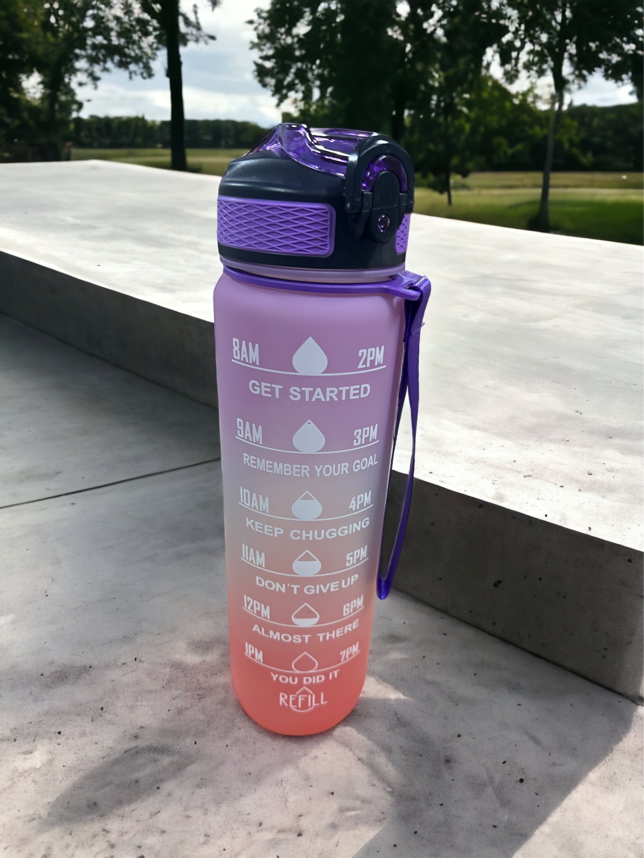 1L motivational drink bottles - 4 Little Dreamers