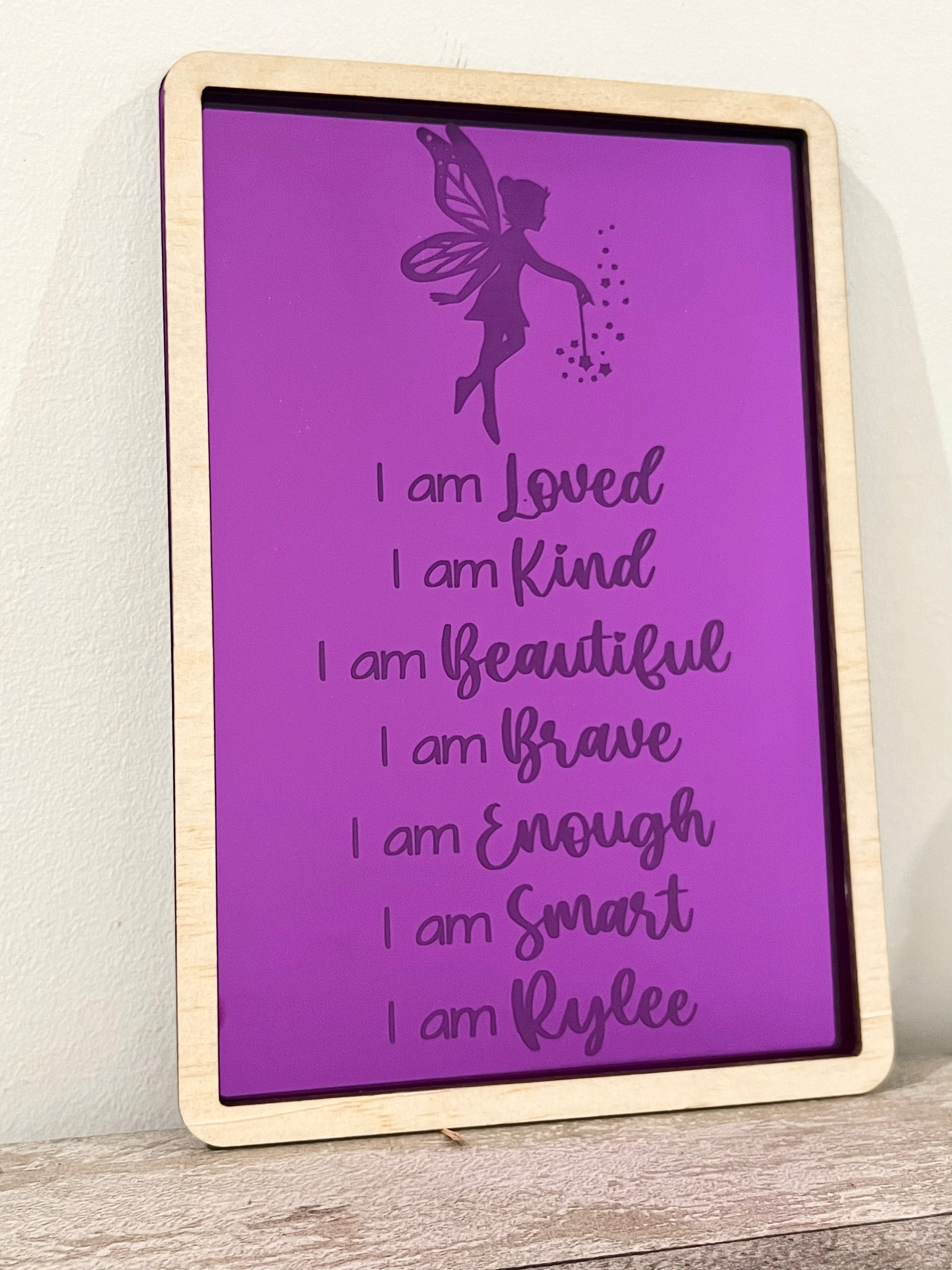 Mirror affirmations