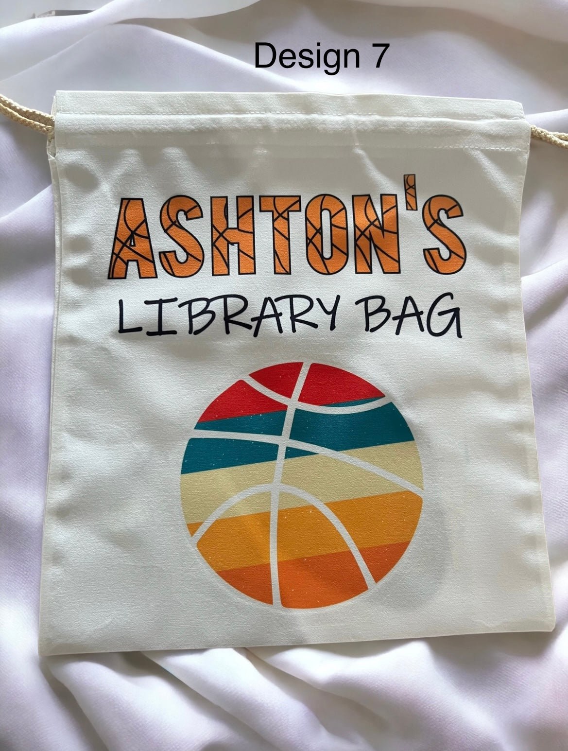 Personalised library bags