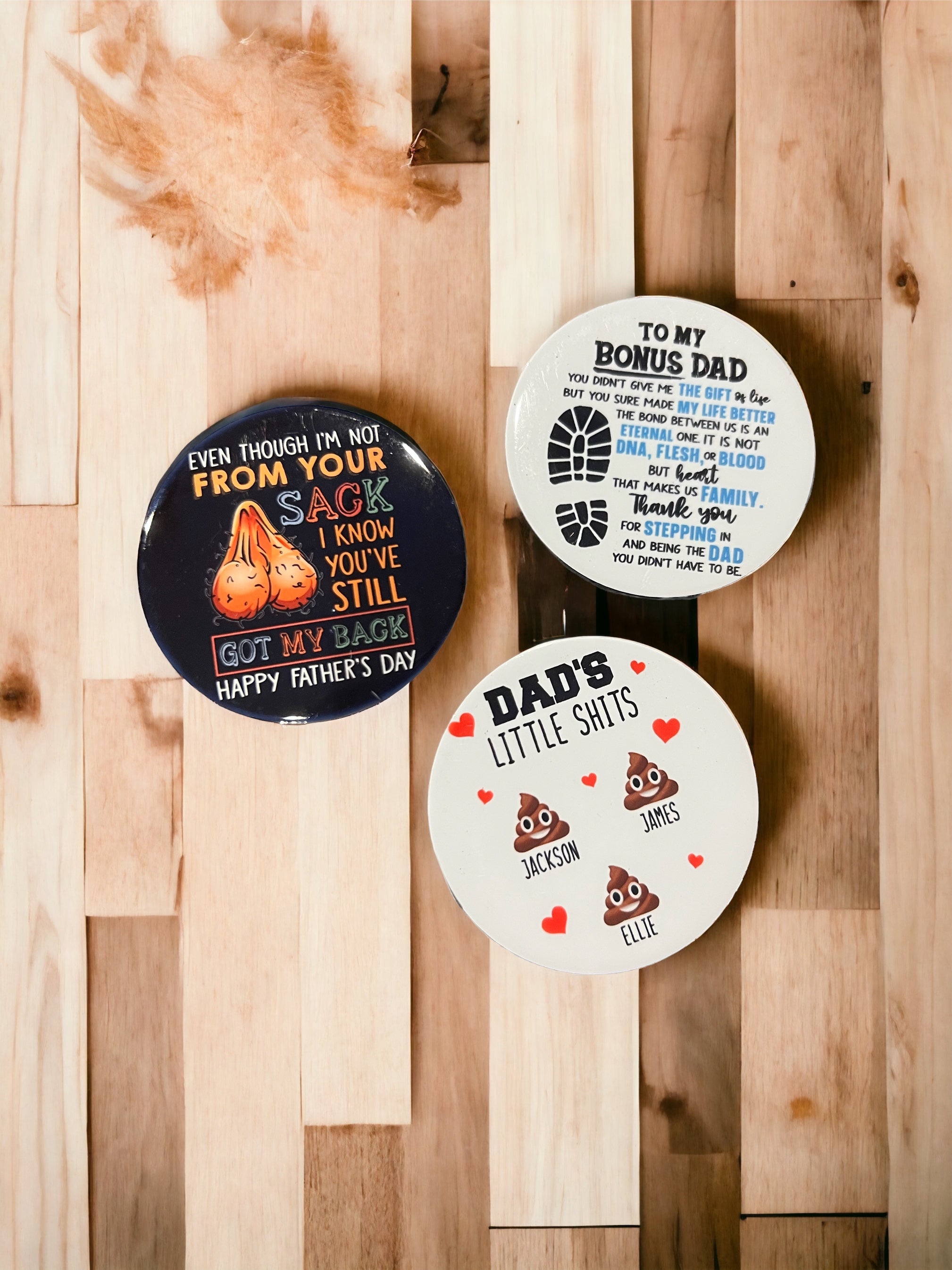 Father’s Day fridge magnets - 4 Little Dreamers