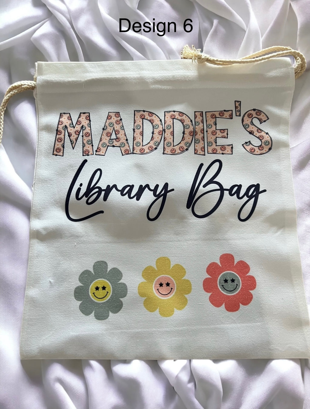 Personalised library bags - 4 Little Dreamers