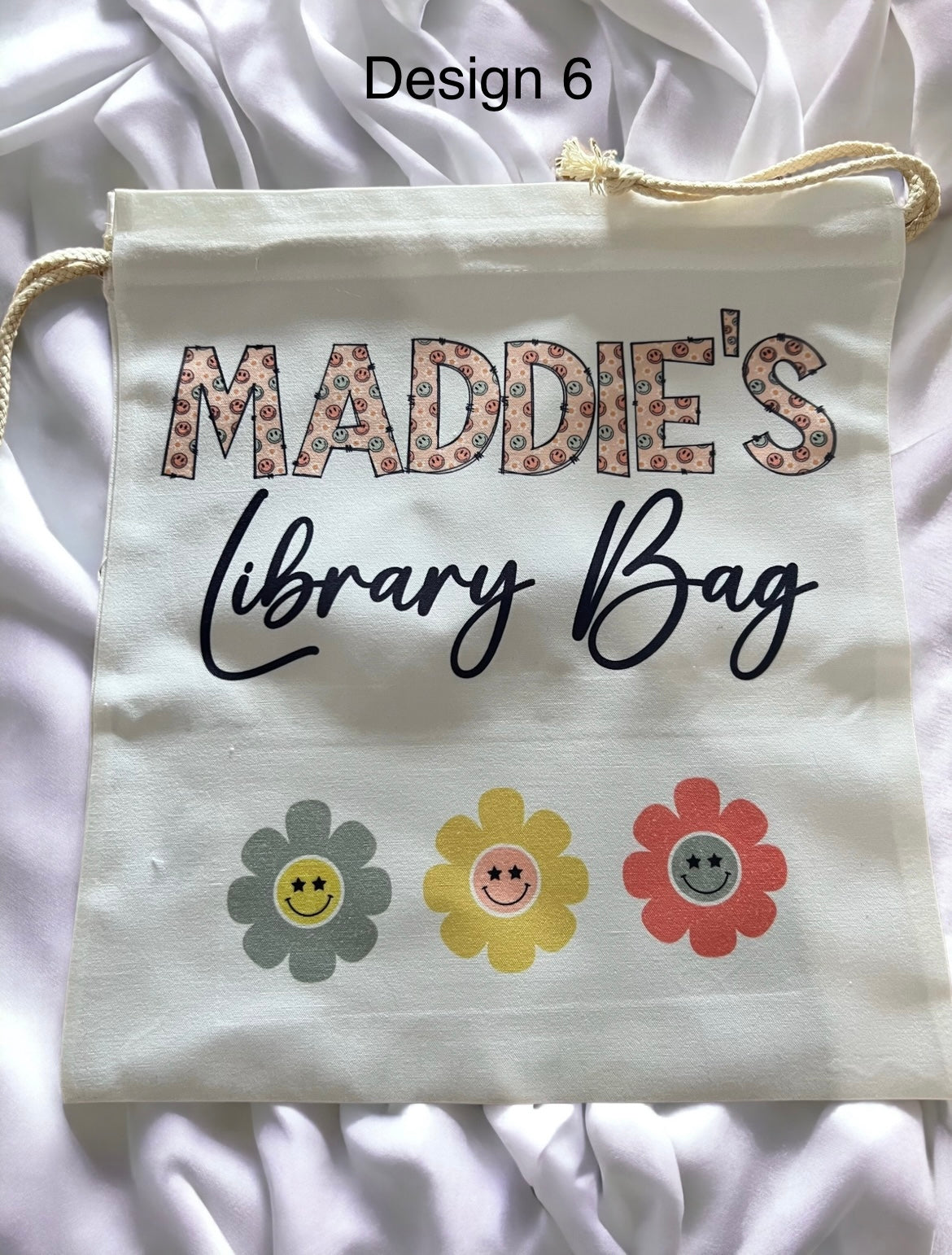 Personalised library bags - 4 Little Dreamers