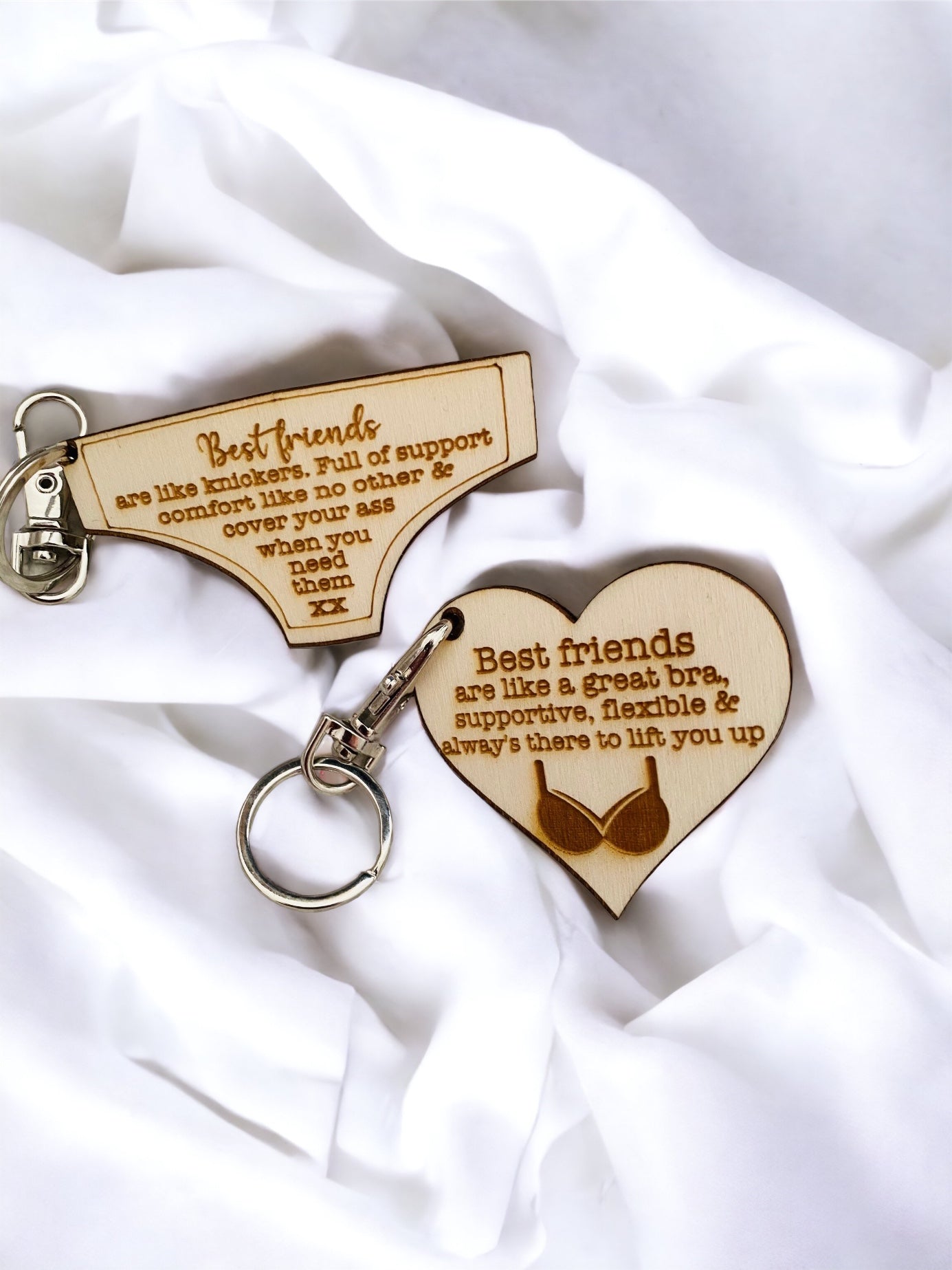 Laser engraved keyrings - 4 Little Dreamers