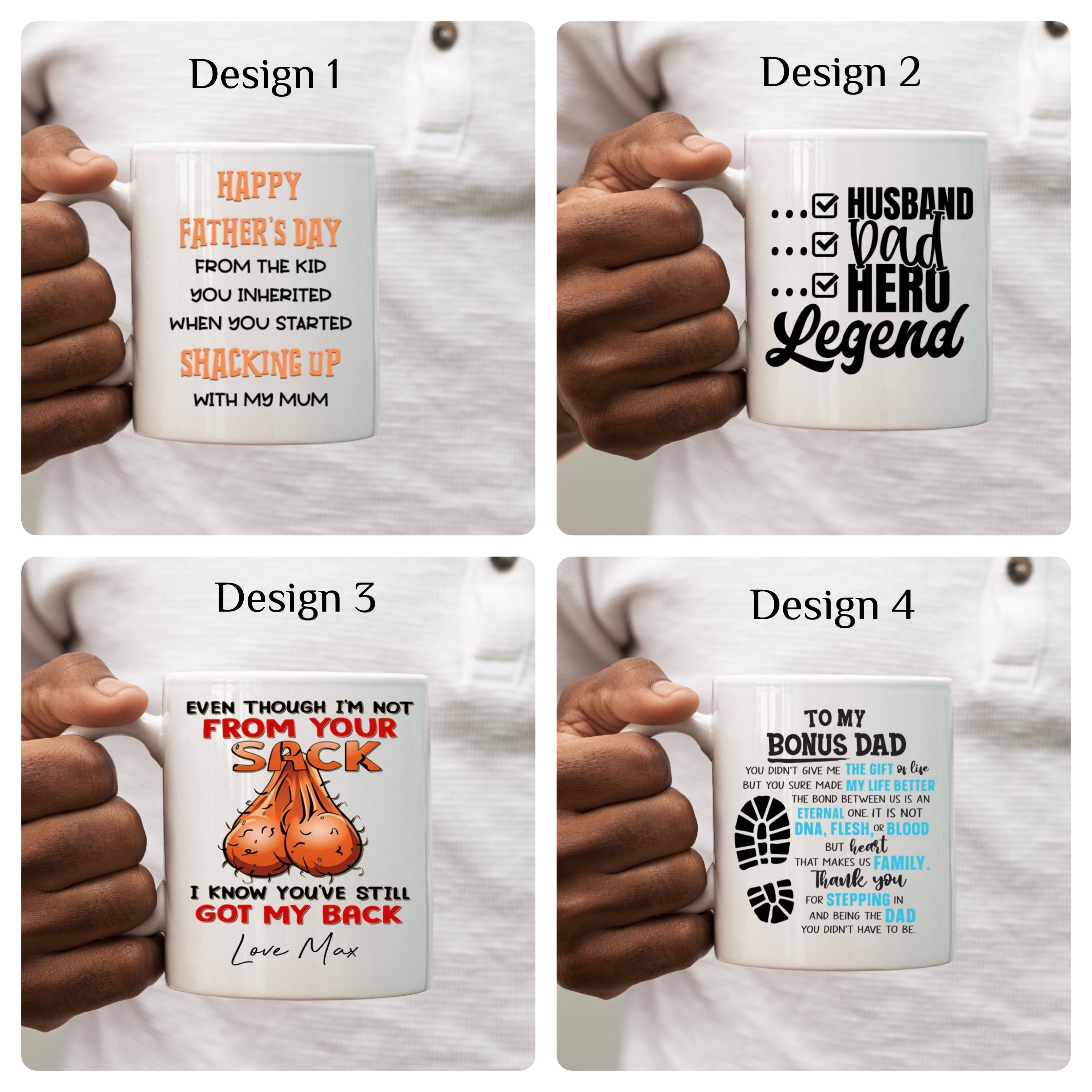 Mugs for the men - 4 Little Dreamers