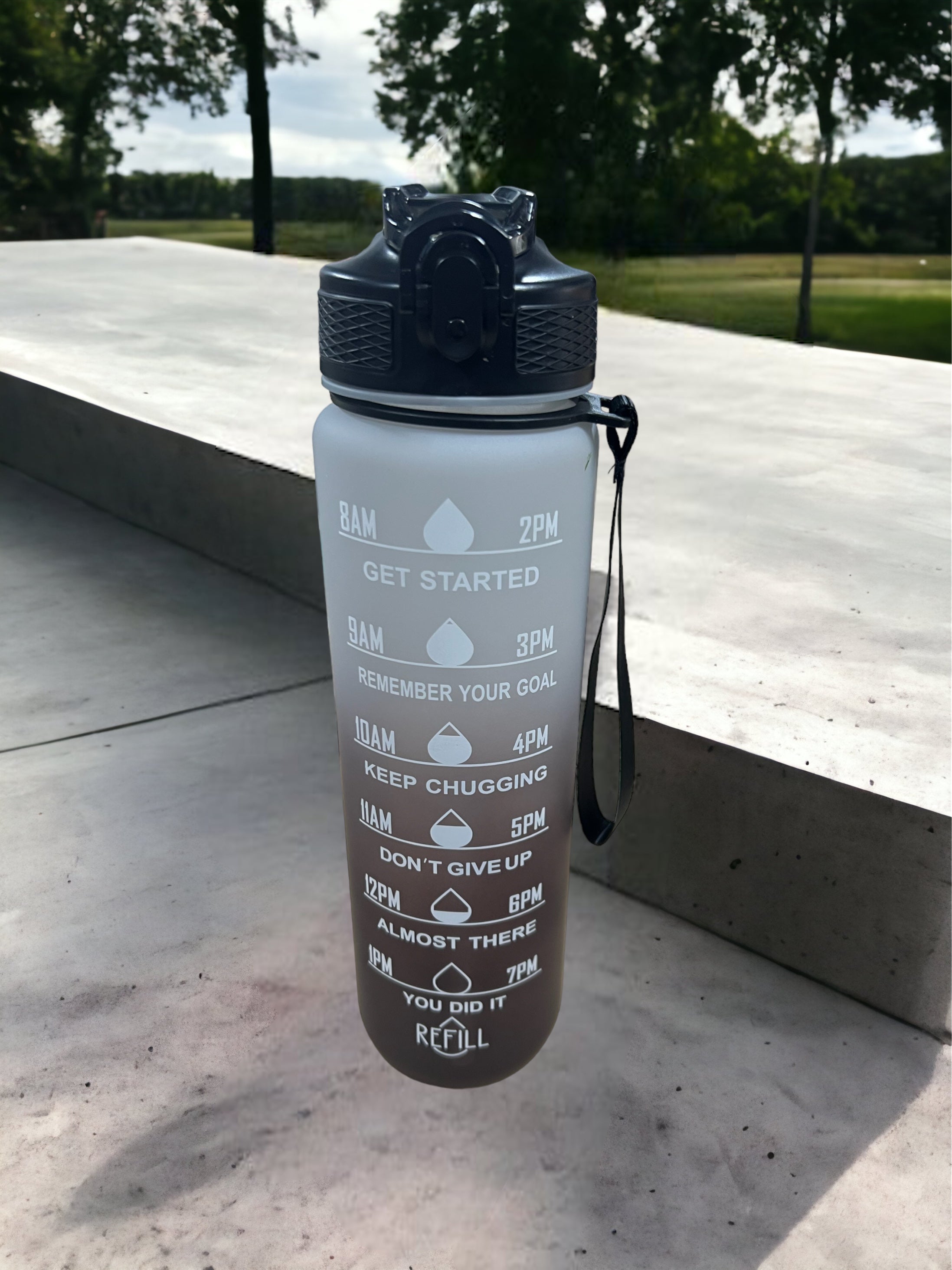 1L motivational drink bottles - 4 Little Dreamers