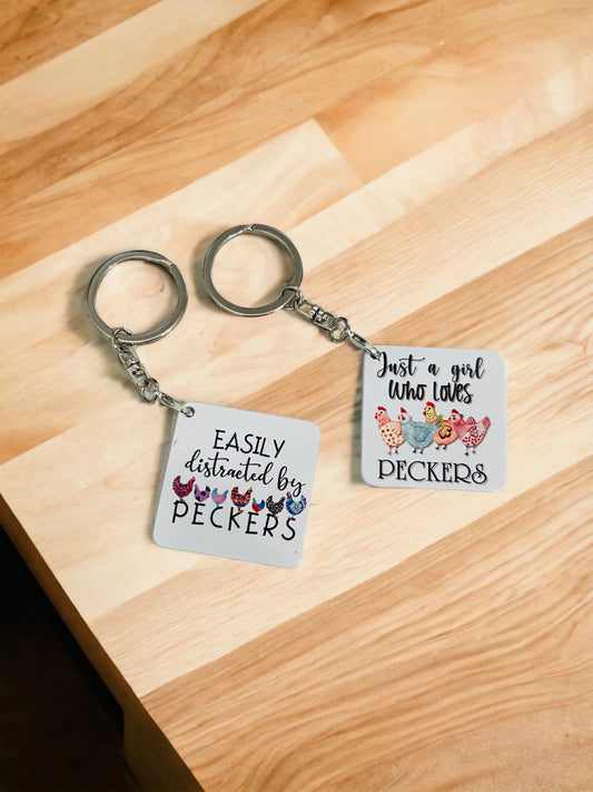 Keyring - peckers - 4 Little Dreamers