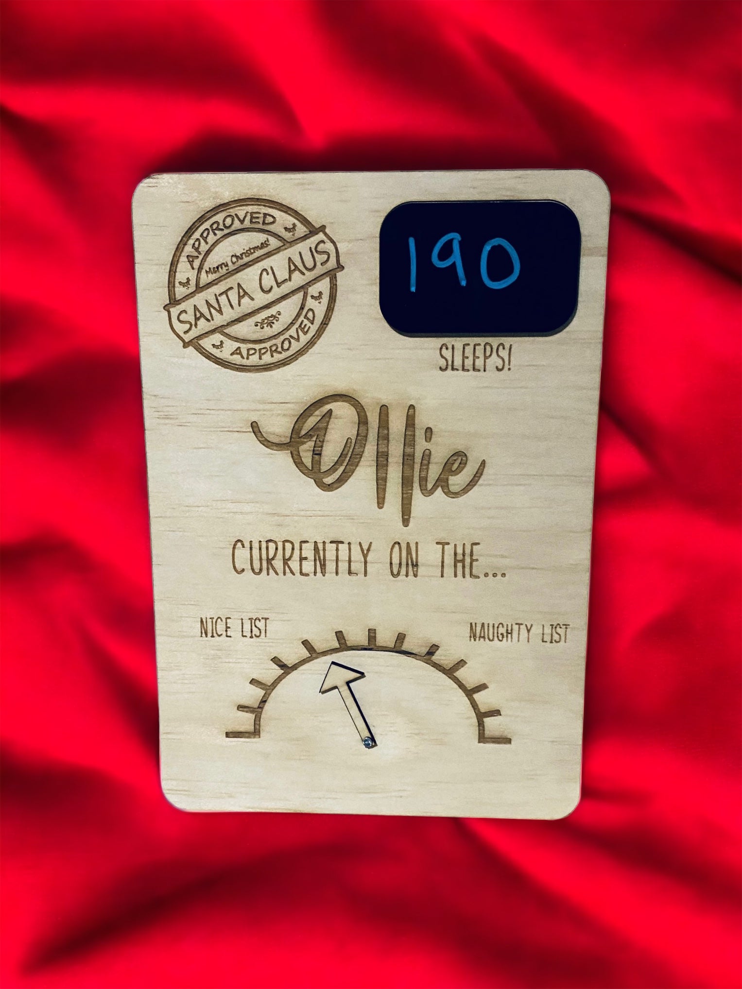 Naughty or nice meter - 4 Little Dreamers