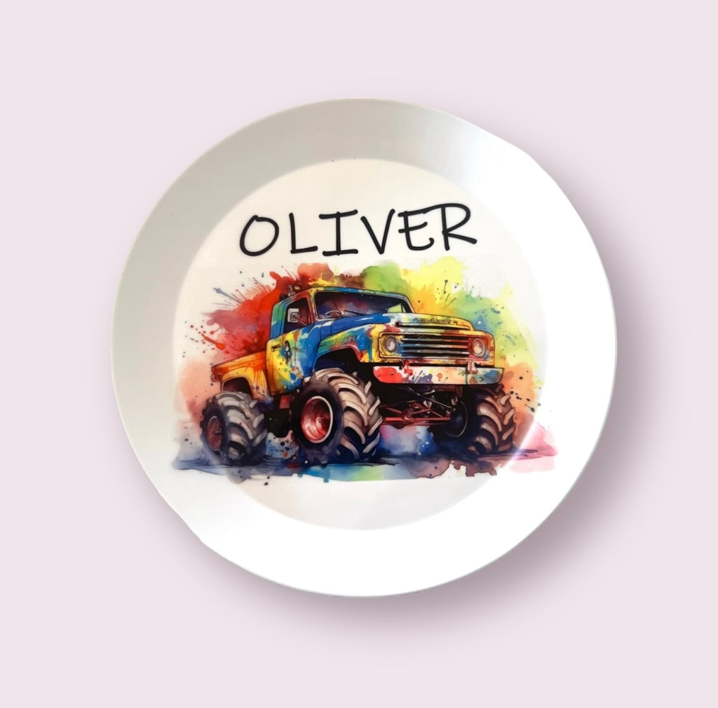Kids personalised plate - 4 Little Dreamers
