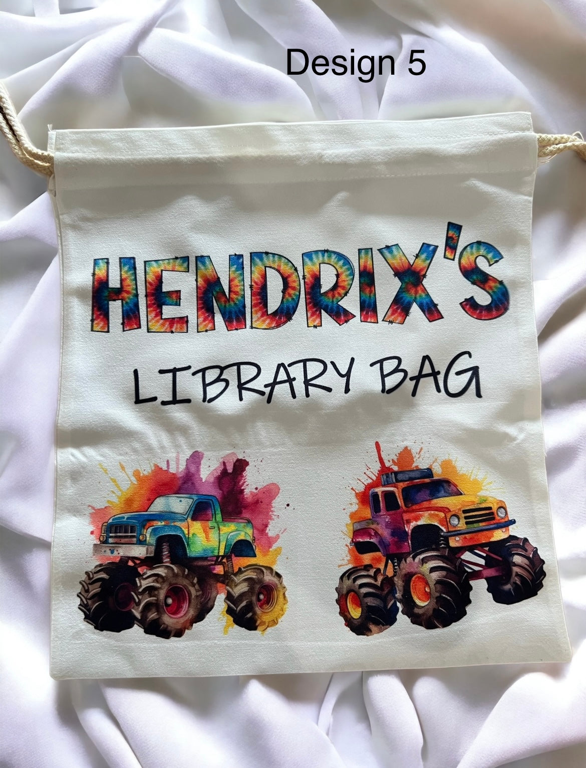 Personalised library bags - 4 Little Dreamers