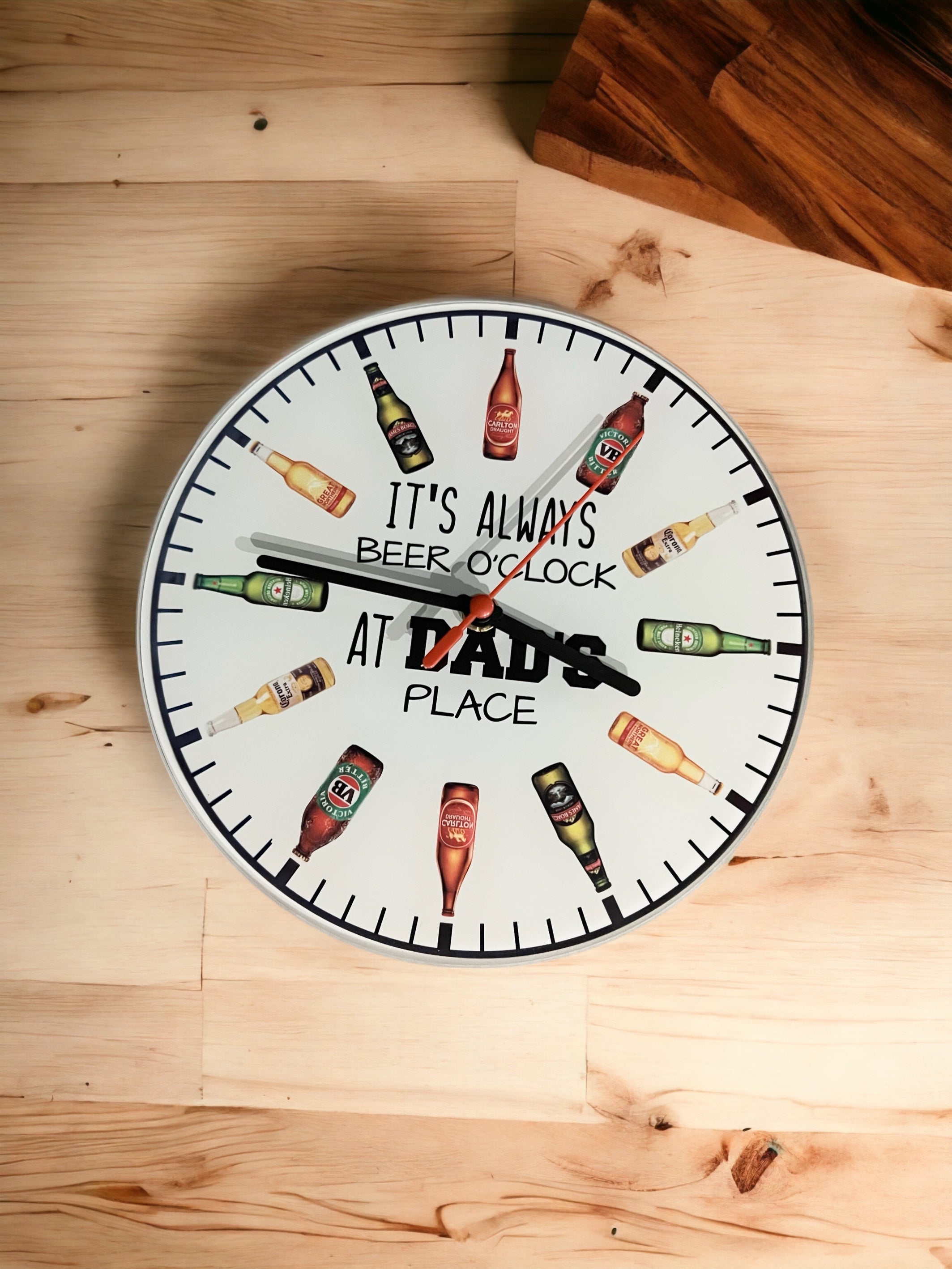 Personalised beer clock - 4 Little Dreamers