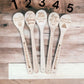 Personalised wooden spoons