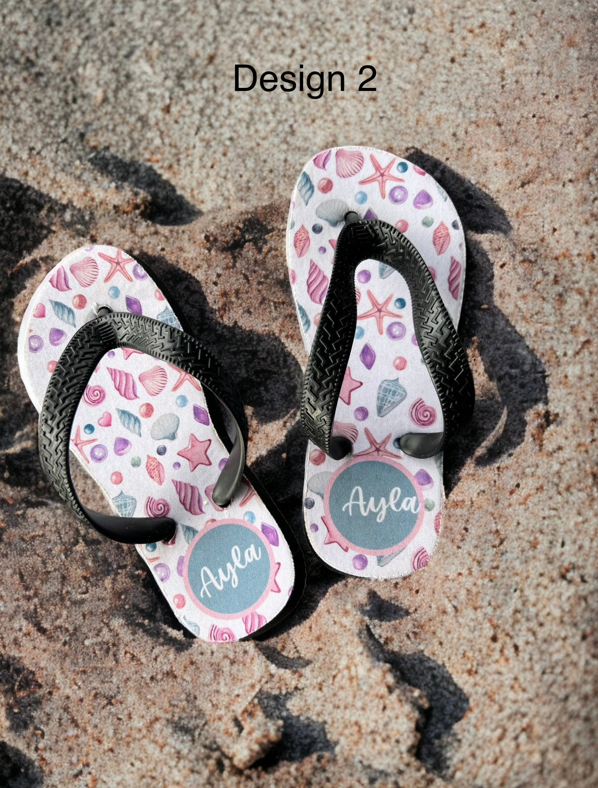 Kids personalised thongs - 4 Little Dreamers