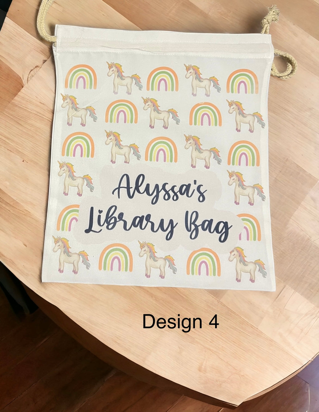 Personalised library bags - 4 Little Dreamers