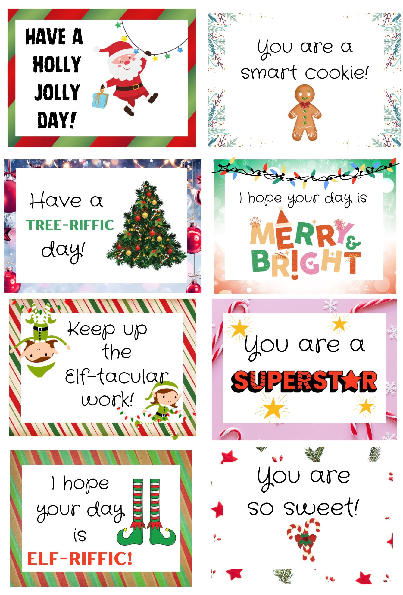 Elf prop - lunch box notes - 4 Little Dreamers