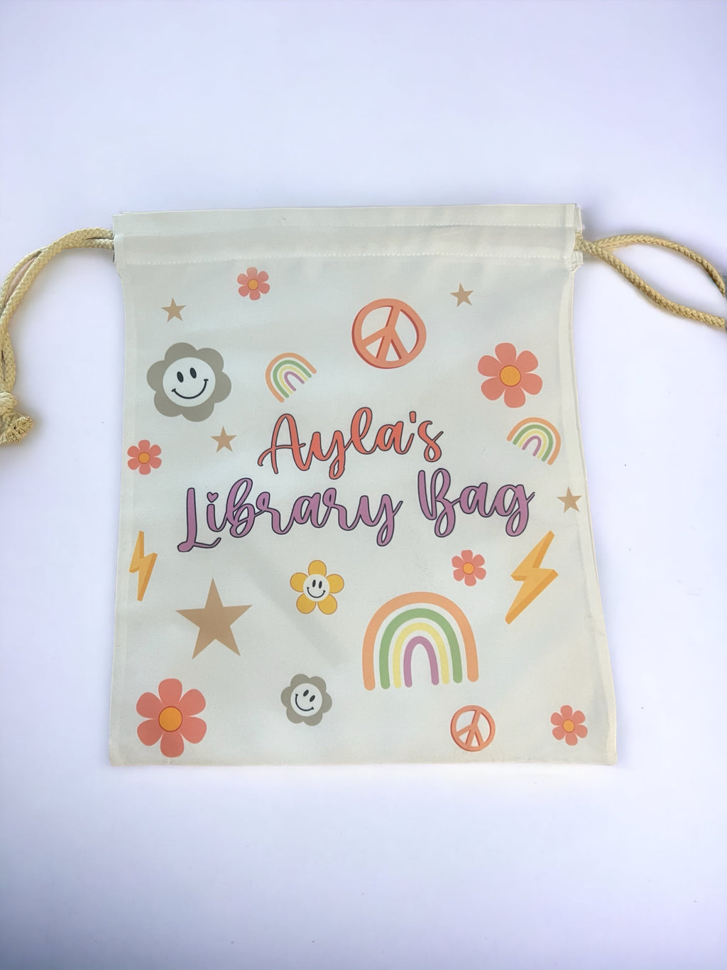 Personalised library bags - 4 Little Dreamers