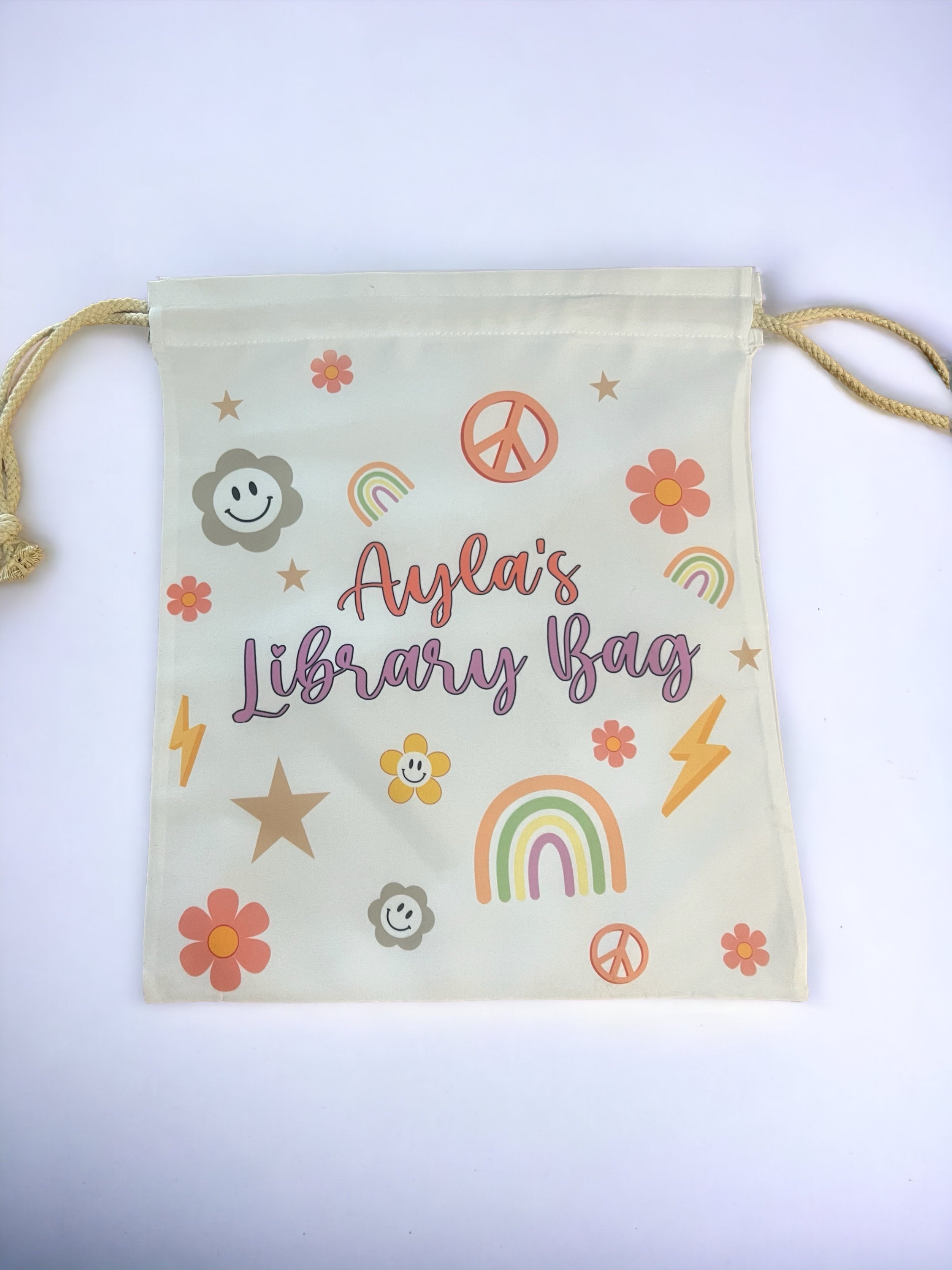 Personalised library bags - 4 Little Dreamers