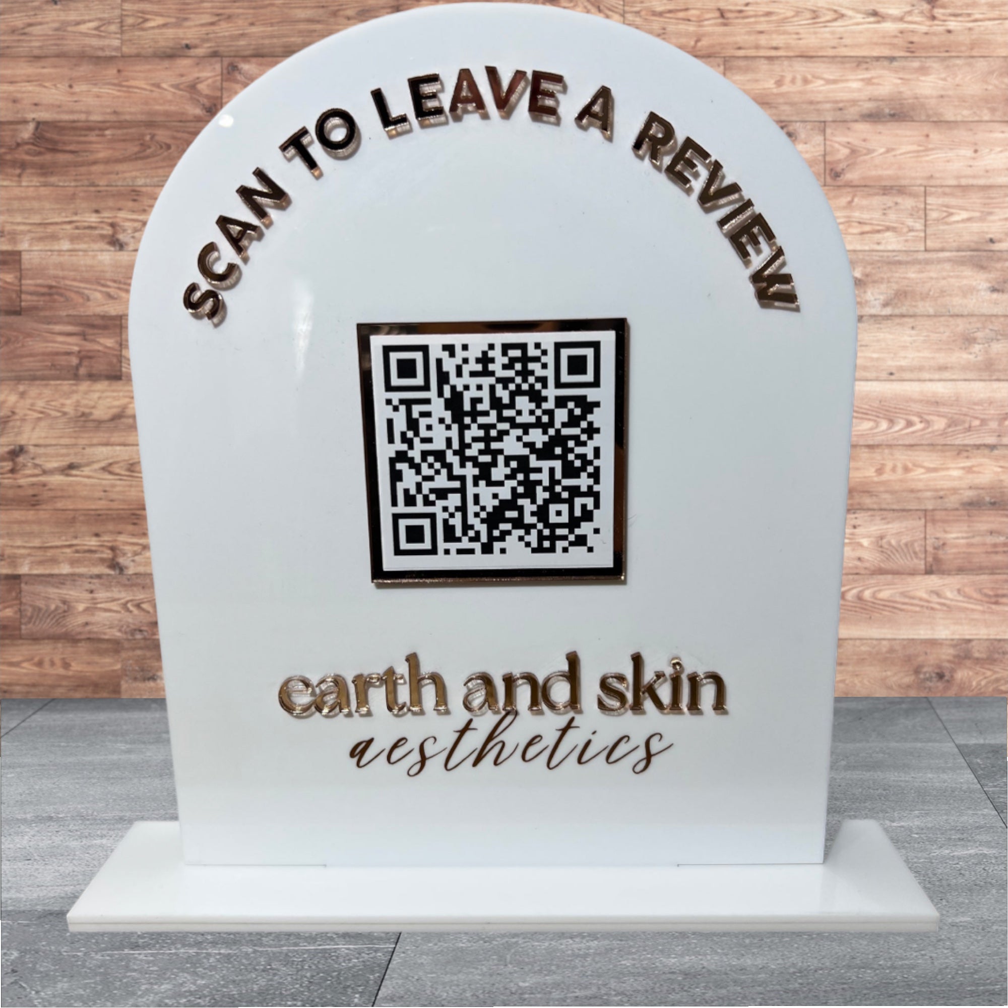 Acrylic review sign - 4 Little Dreamers