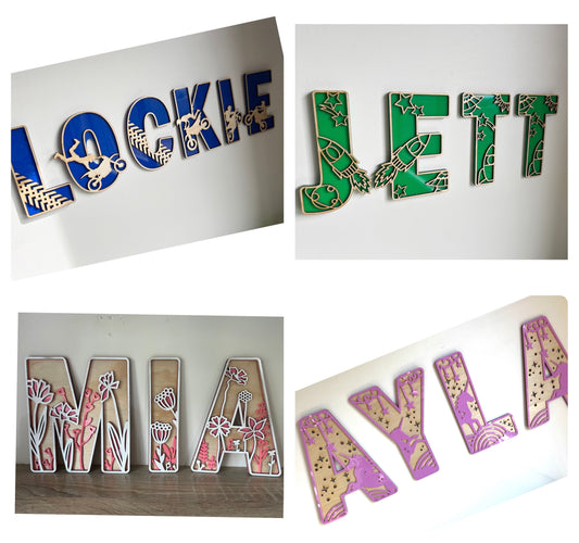 Themed letters - 25cm