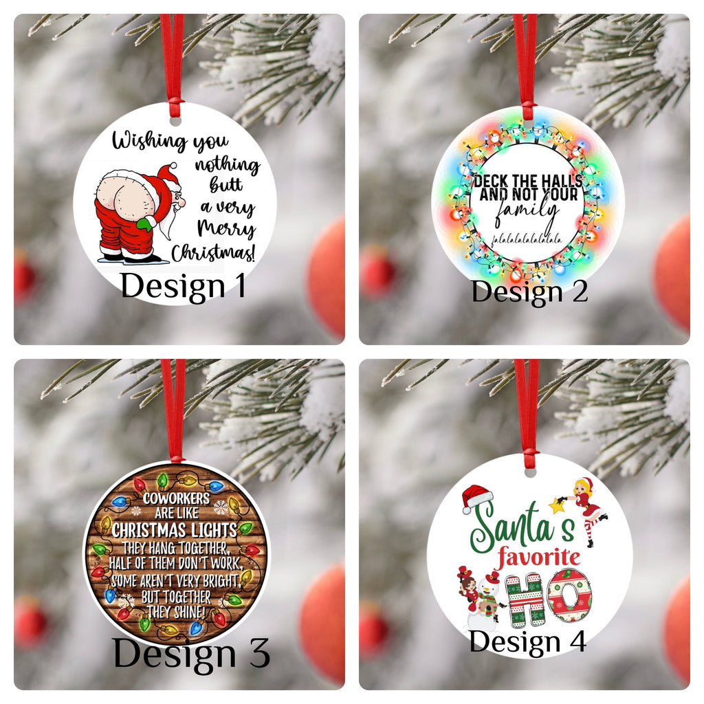 Cheeky ceramic Christmas ornaments - 4 Little Dreamers