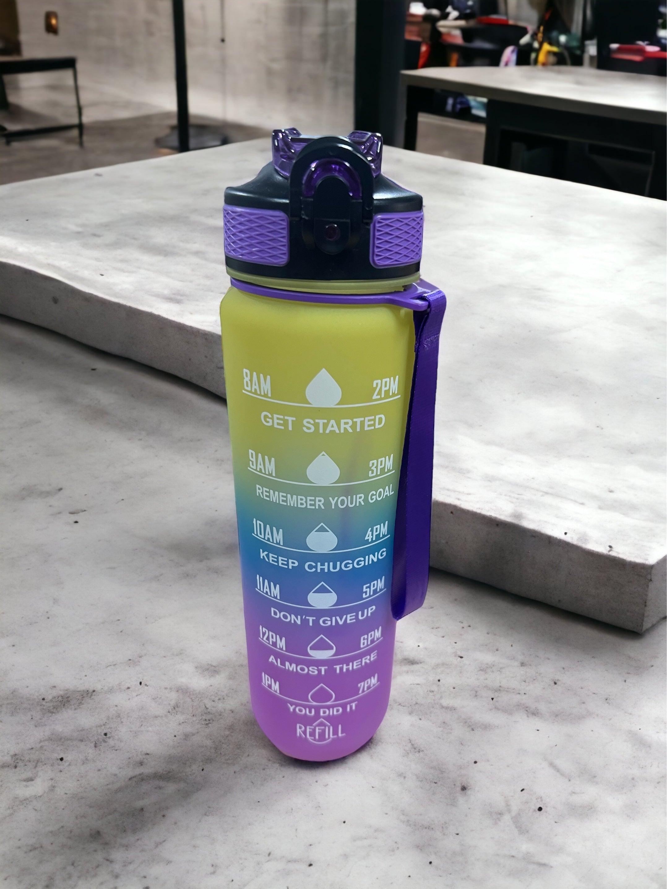 1L motivational drink bottles - 4 Little Dreamers