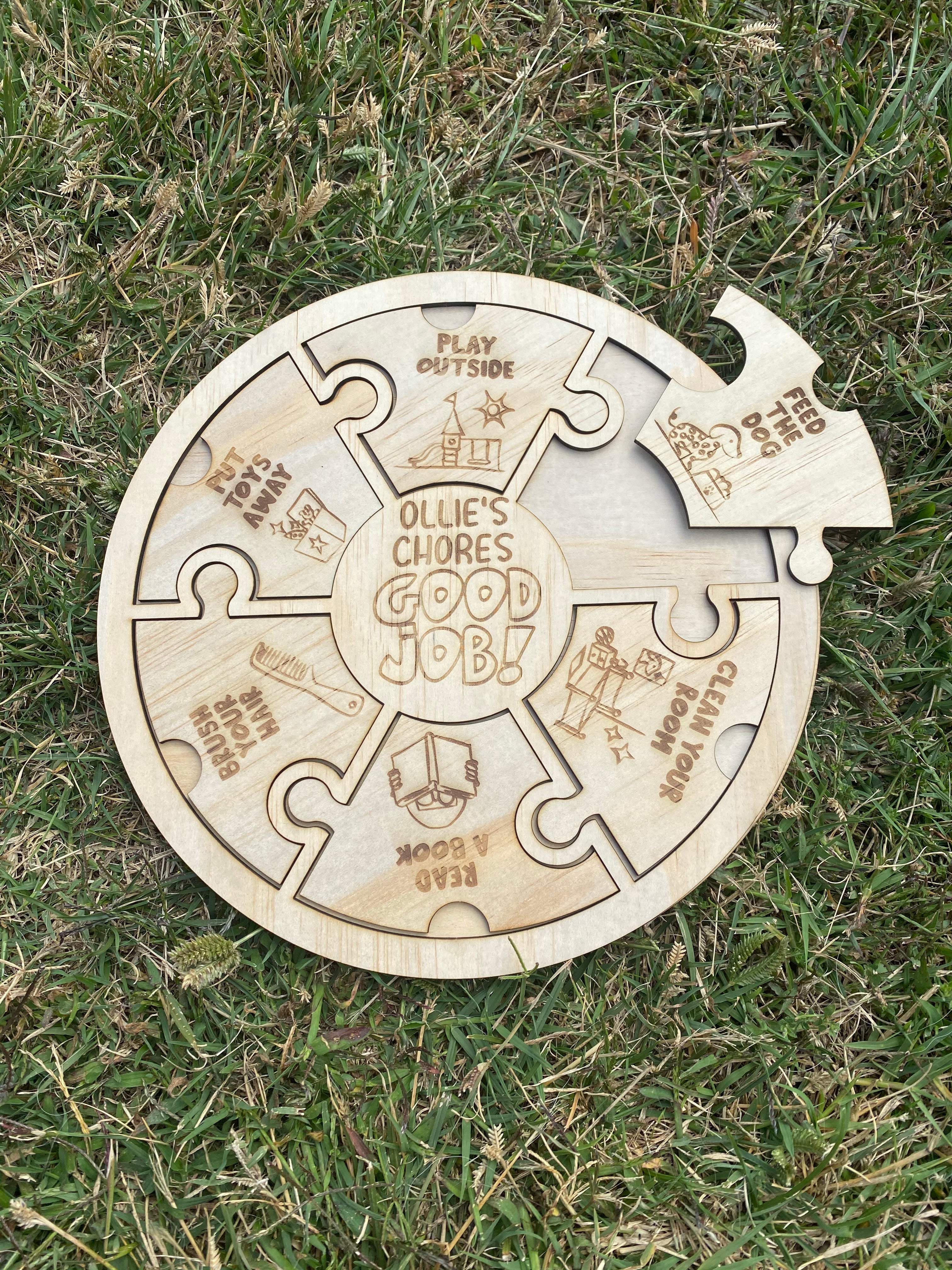 Chores puzzle - 4 Little Dreamers