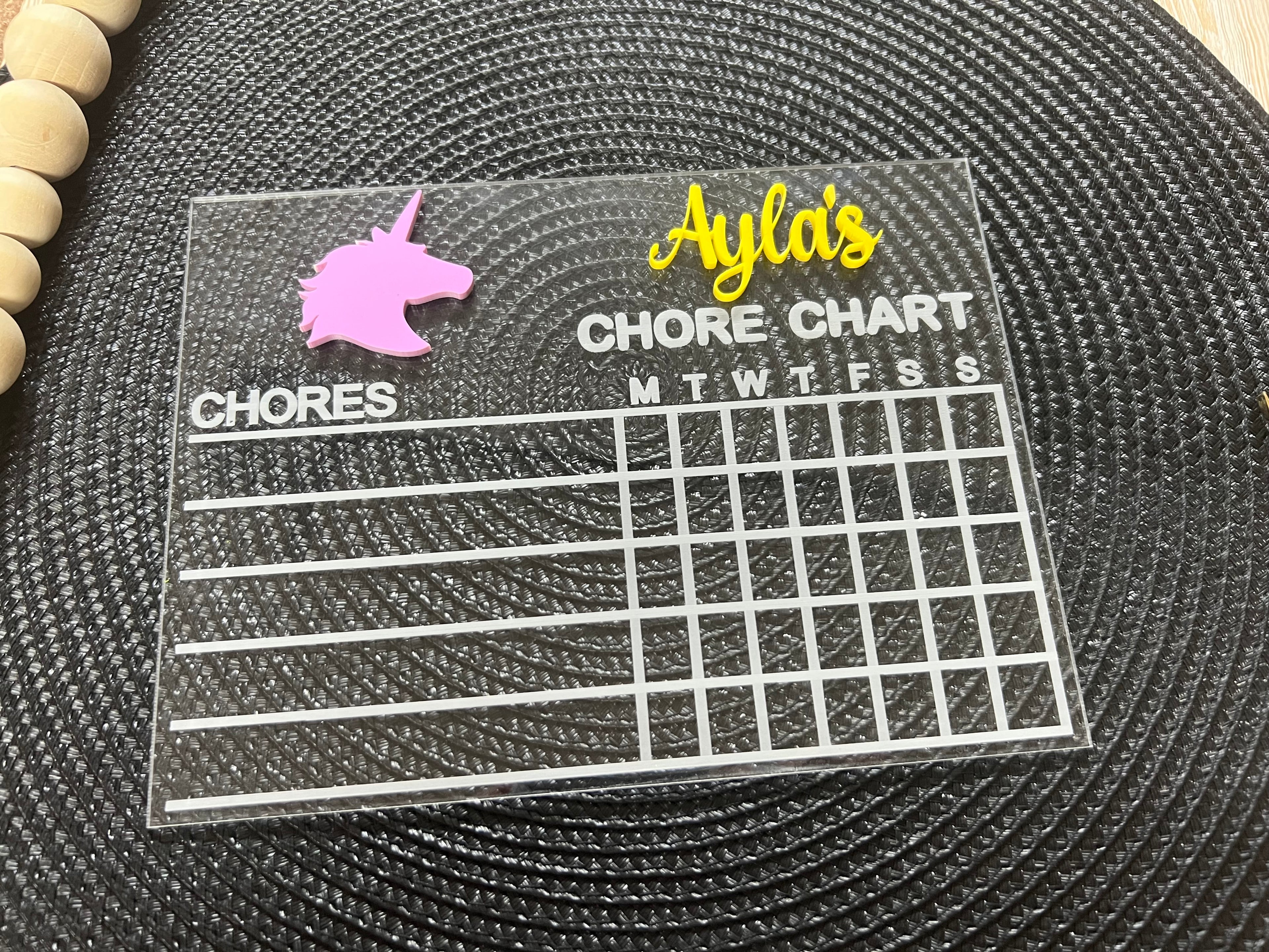 Chore charts - 4 Little Dreamers