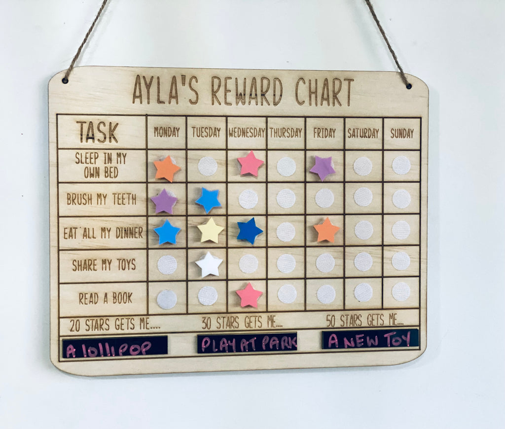 Reward chart - 4 Little Dreamers