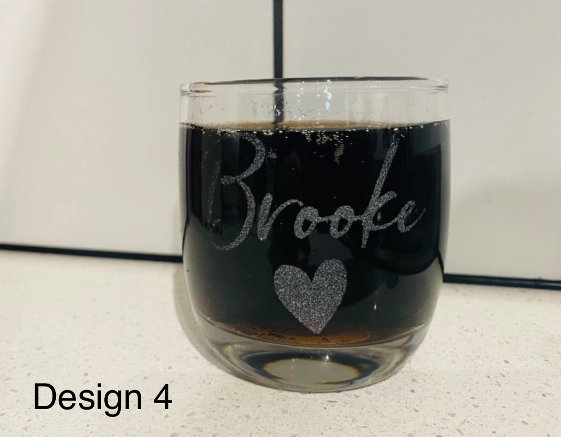 Engraved stemless glasses - 4 Little Dreamers