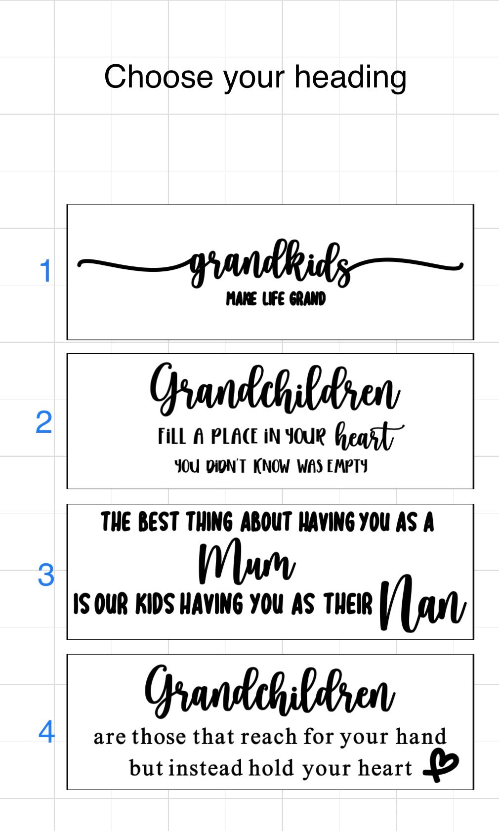 Family wall hanging piece - 4 Little Dreamers