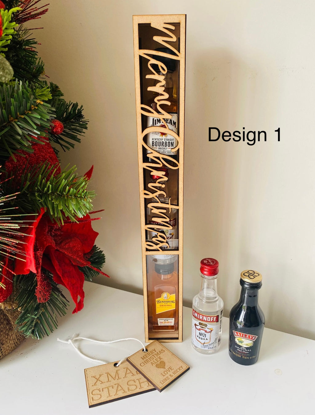 Mini spirit bottle sliding gift box - 4 Little Dreamers