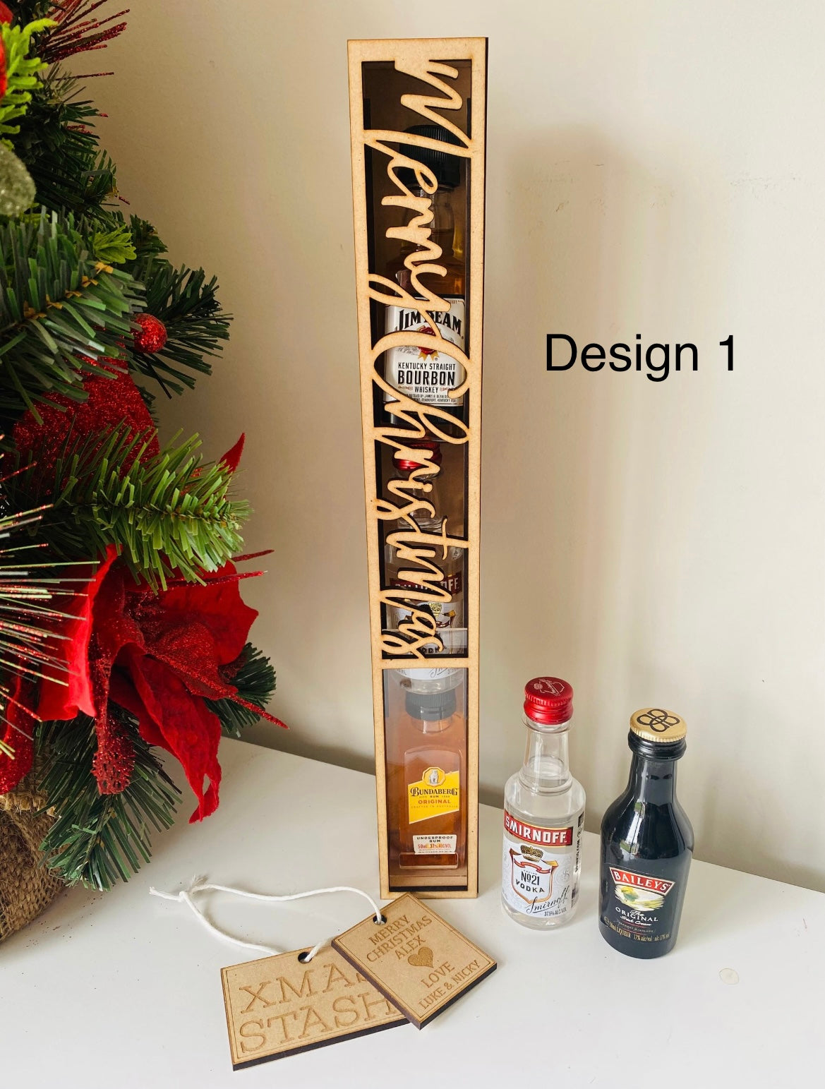 Mini spirit bottle sliding gift box - 4 Little Dreamers