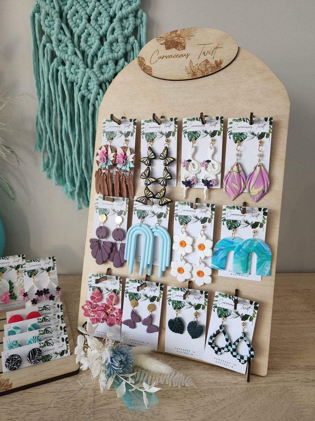 Earring/keyring display stand - 4 Little Dreamers