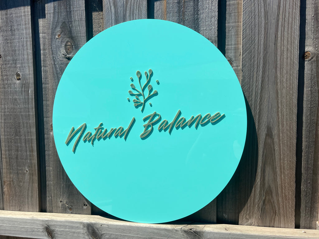 Acrylic business plaques - 4 Little Dreamers