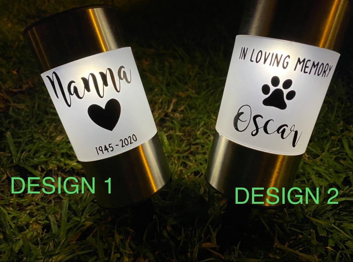 Solar memorial lantern - 4 Little Dreamers