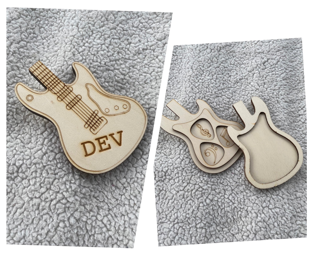 Personalised guitar pick holder - 4 Little Dreamers