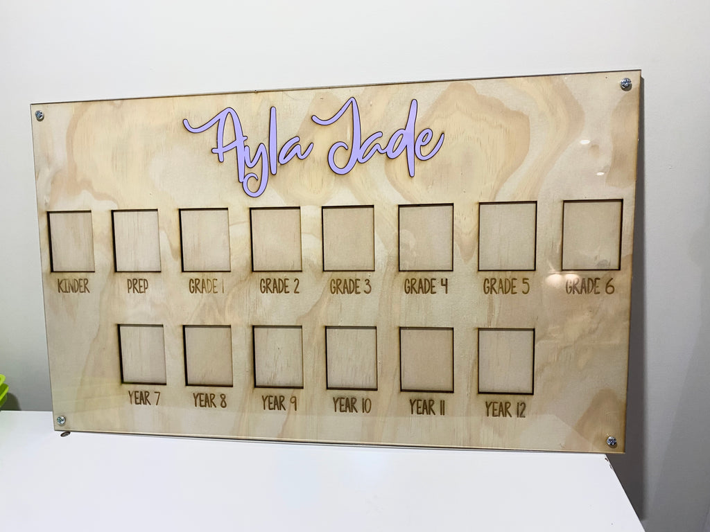 School photo board - 4 Little Dreamers