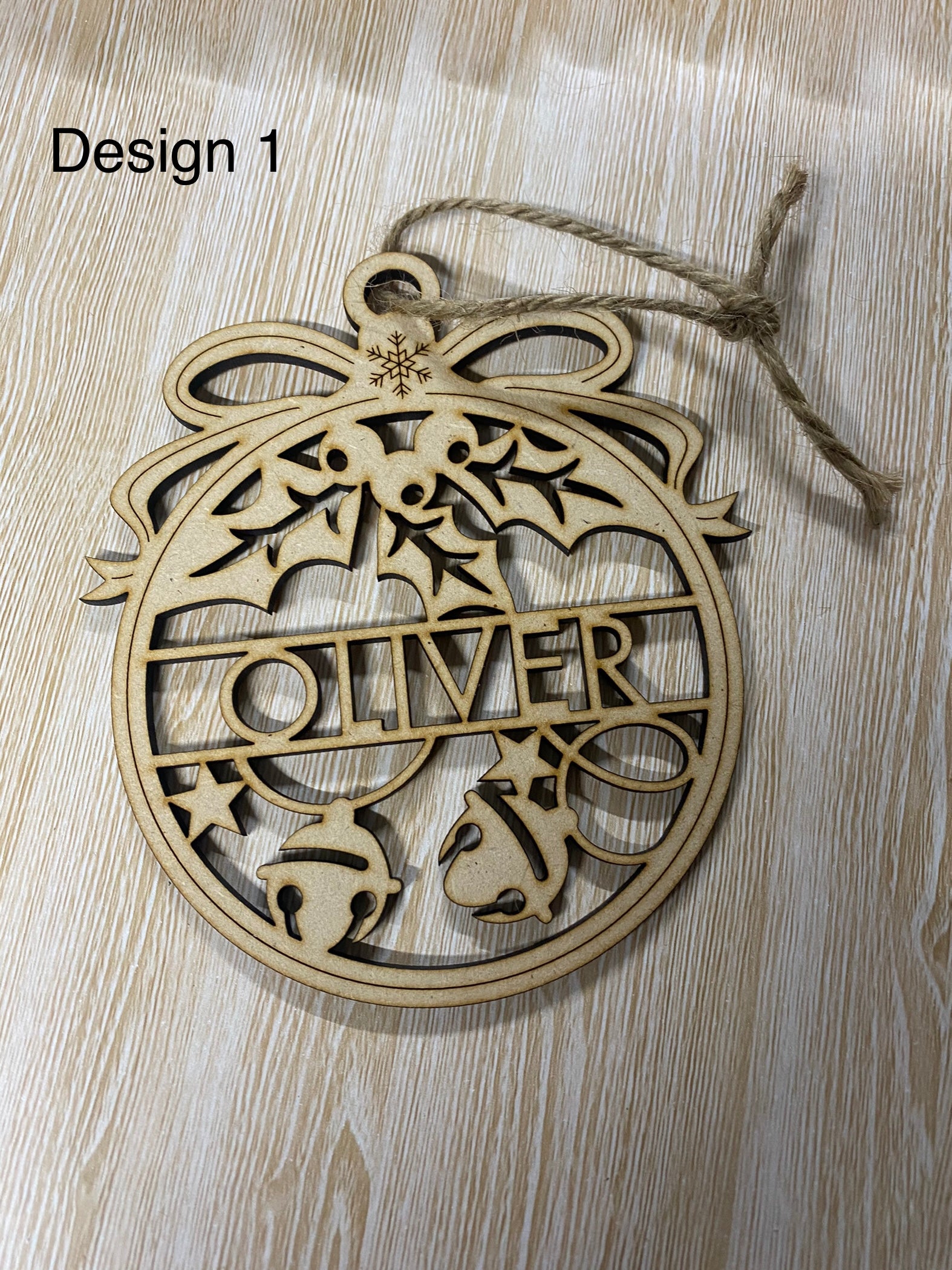 Name ornaments - 4 Little Dreamers