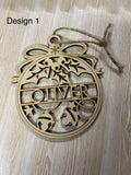 Name ornaments - 4 Little Dreamers