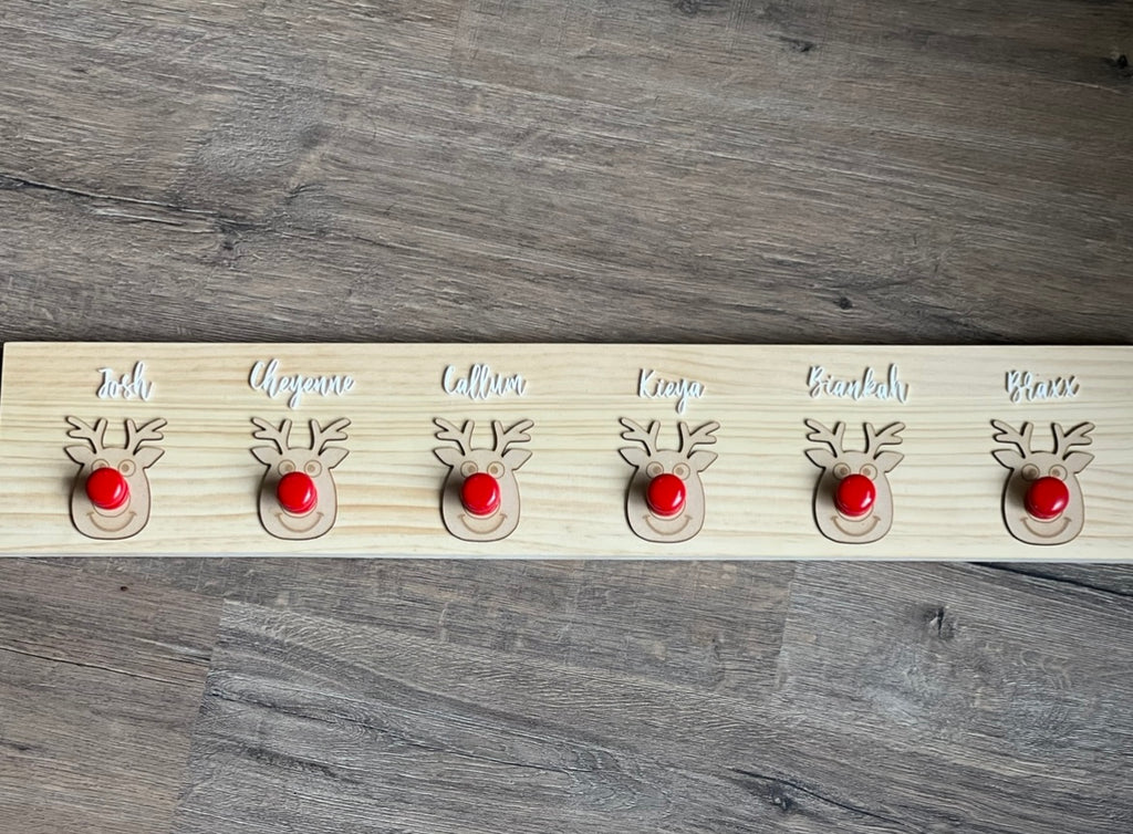 Reindeer stocking hanger - 4 Little Dreamers