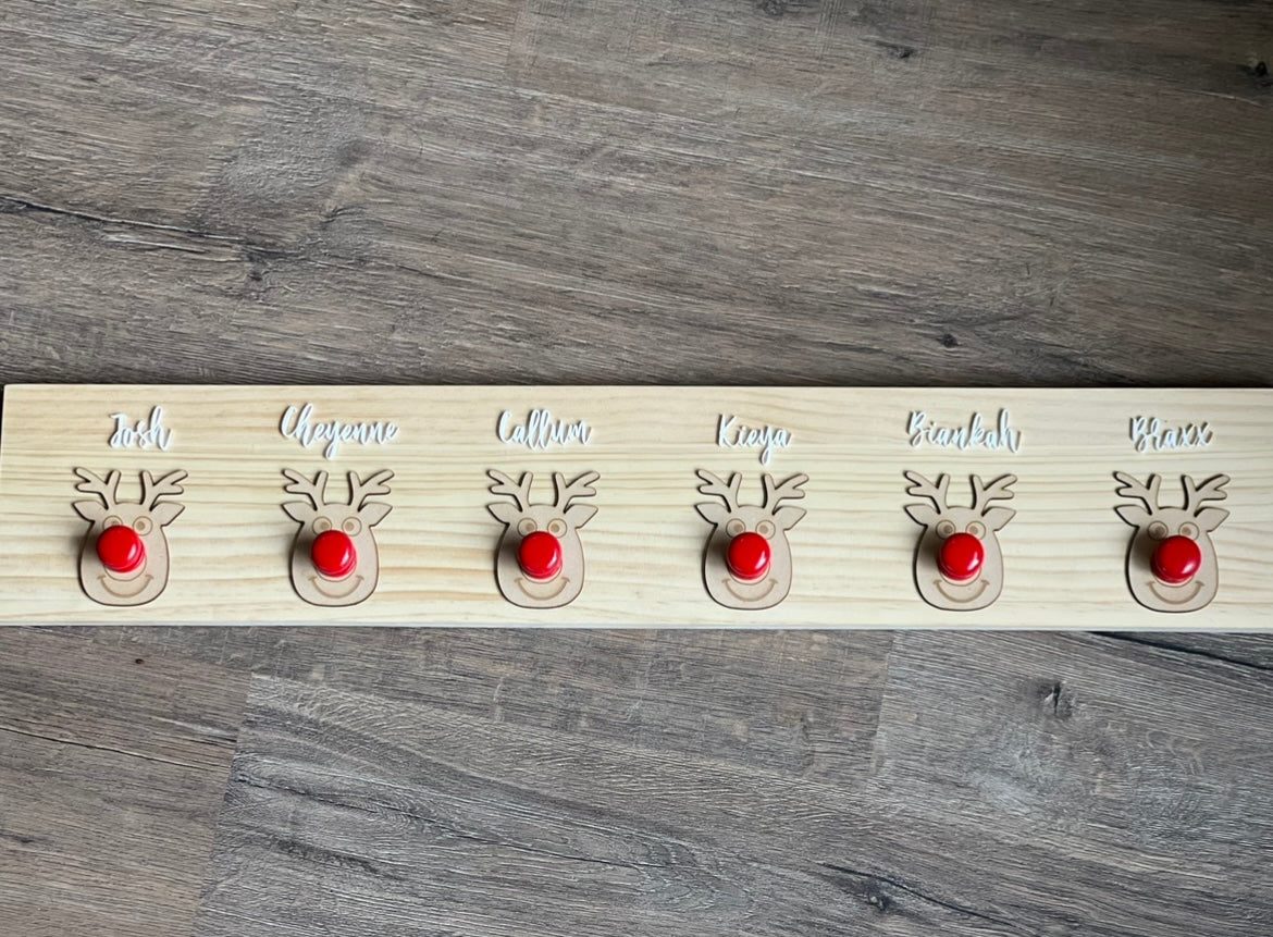 Reindeer stocking hanger - 4 Little Dreamers