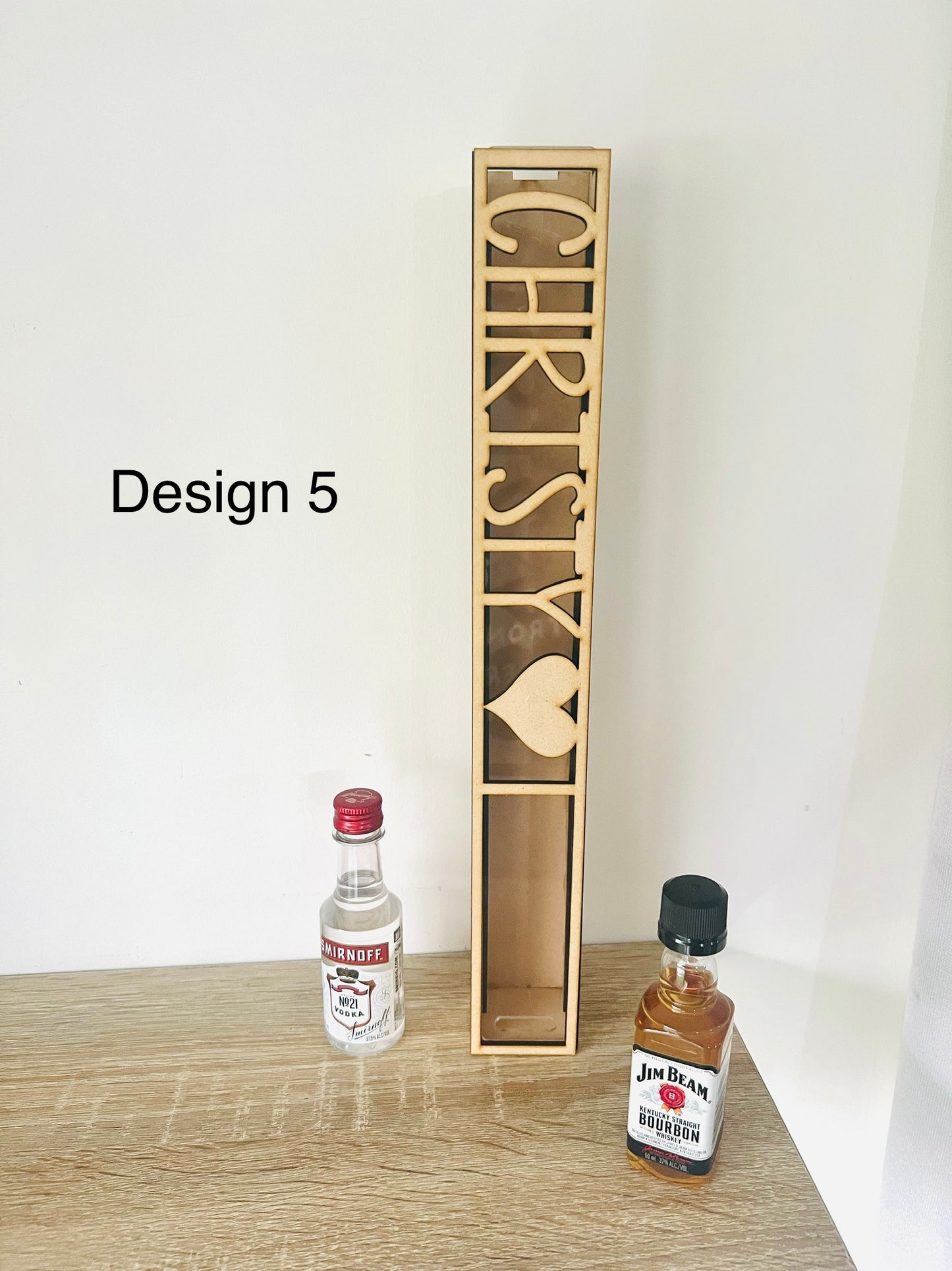 Mini spirit bottle sliding gift box