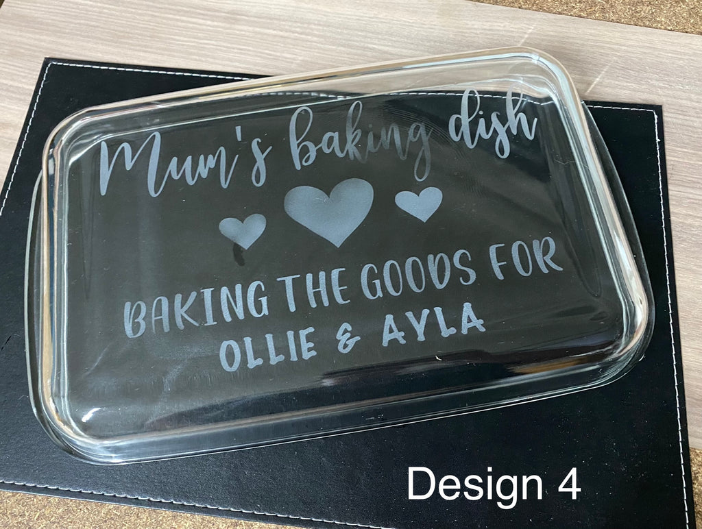 Glass baking dishes - 4 Little Dreamers