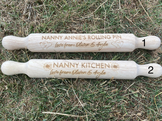 Personalised rolling pins