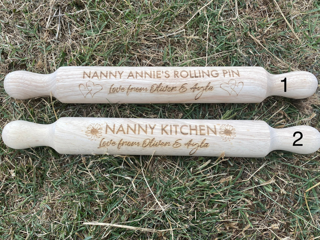 Personalised rolling pins - 4 Little Dreamers