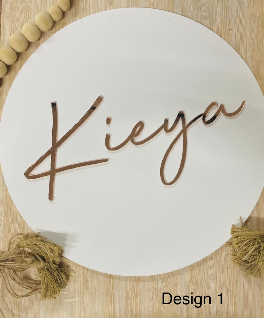 Kids acrylic name plaques - 4 Little Dreamers