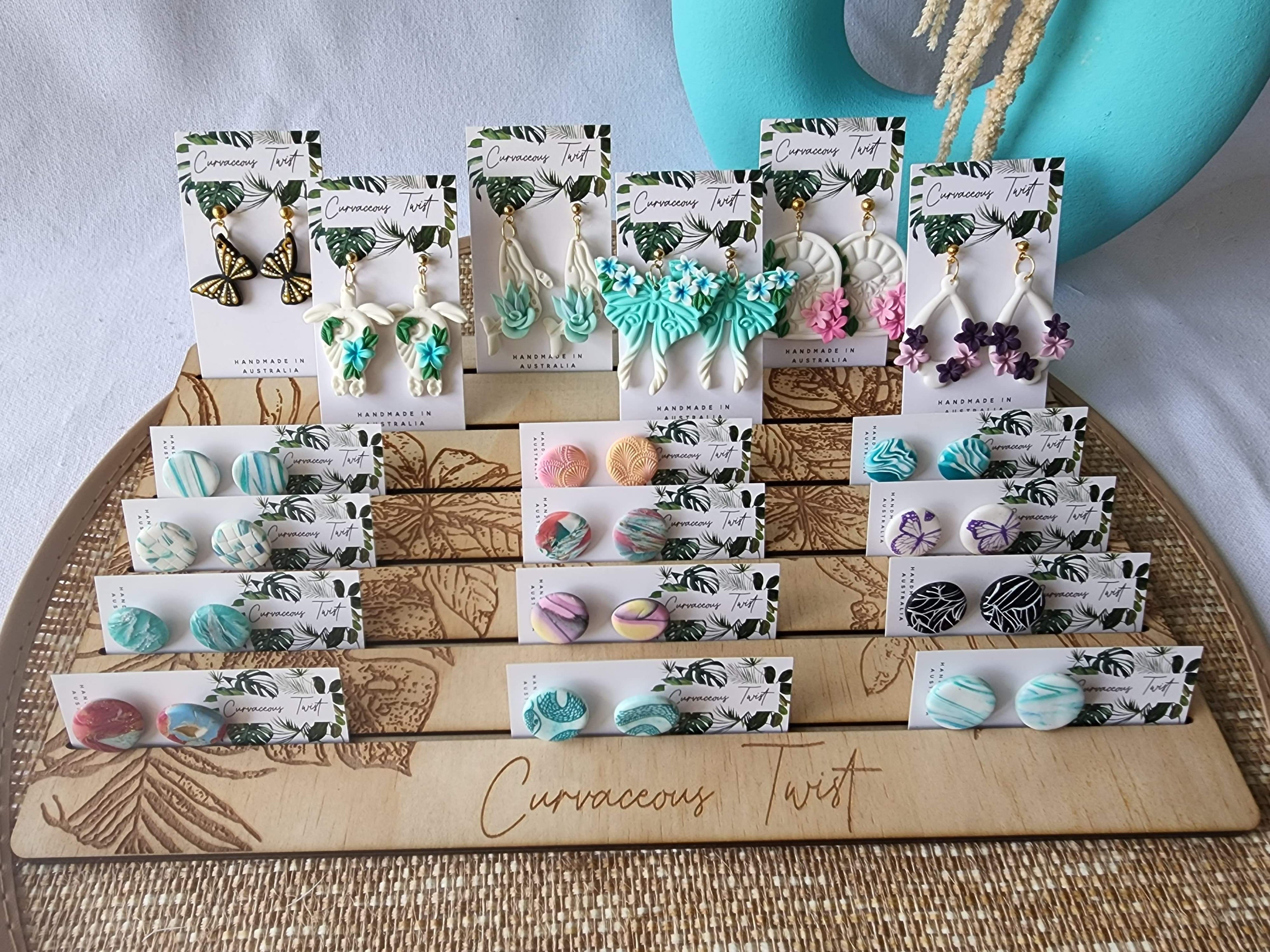 Flat earring display stand - 4 Little Dreamers