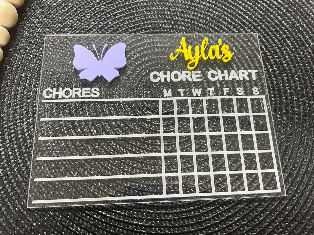 Chore charts - 4 Little Dreamers