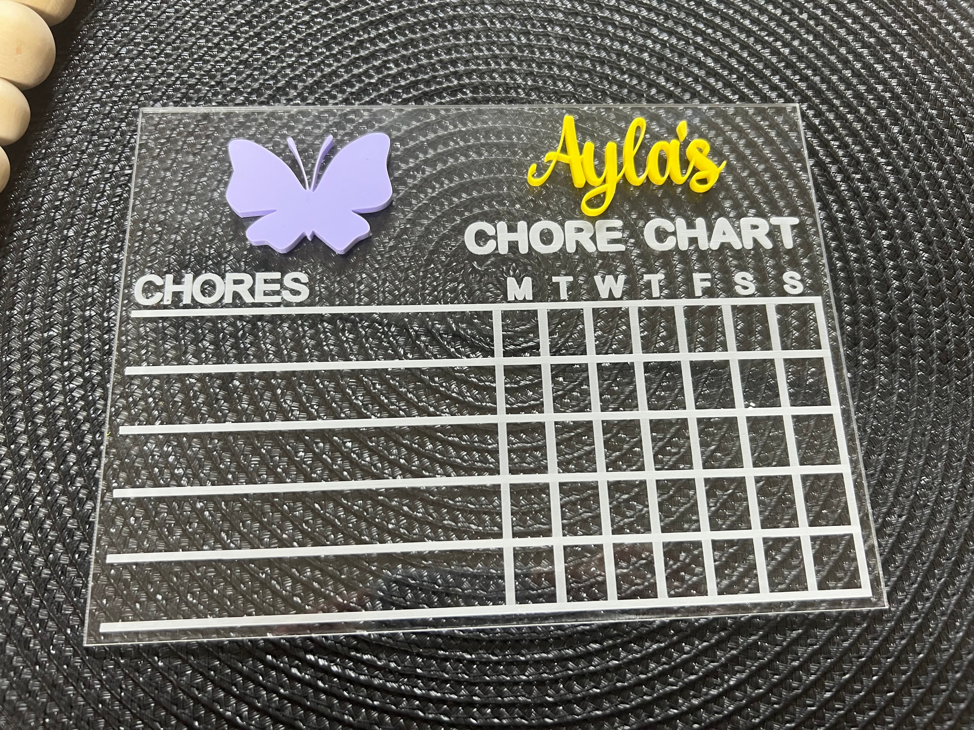 Chore charts - 4 Little Dreamers